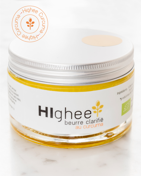   <p style="text-align: center;">Beurre clarifié au Curcuma Highee